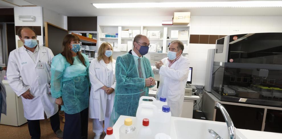 Aragón sigue reforzando su capacidad diagnóstica de COVID-19 con la posibilidad de hacer hasta 5.000 PCR diarias