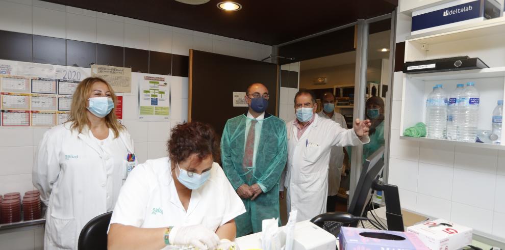Aragón sigue reforzando su capacidad diagnóstica de COVID-19 con la posibilidad de hacer hasta 5.000 PCR diarias