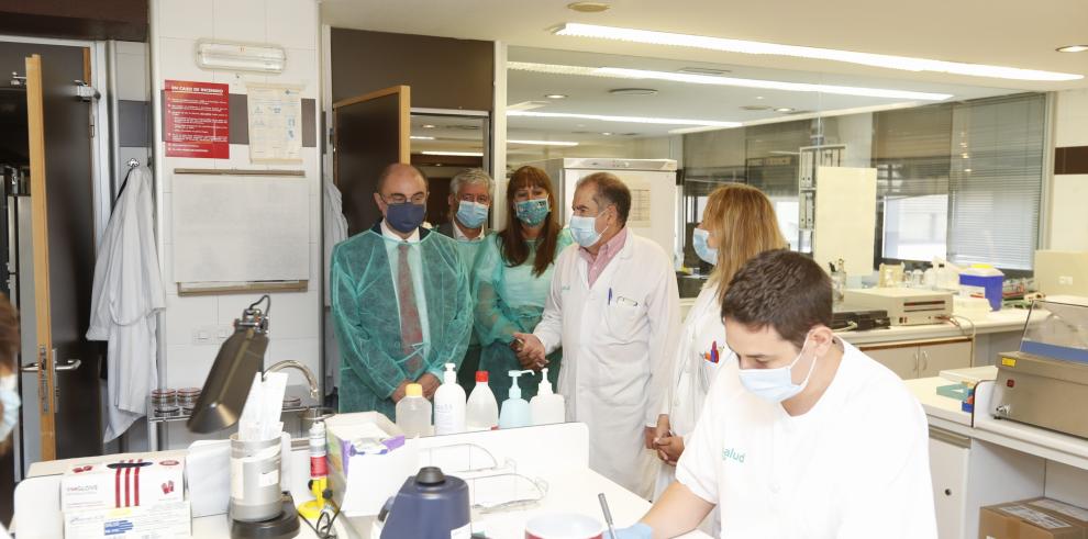 Aragón sigue reforzando su capacidad diagnóstica de COVID-19 con la posibilidad de hacer hasta 5.000 PCR diarias