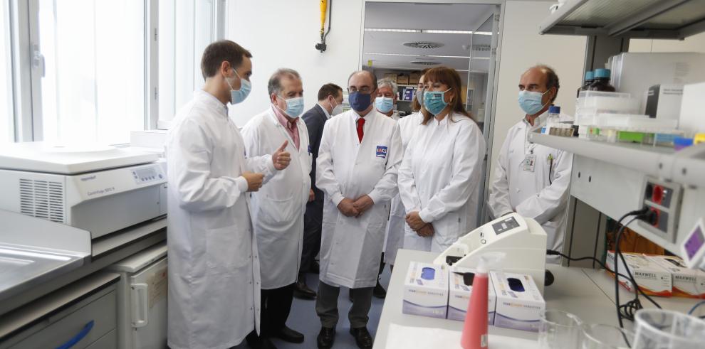 Aragón sigue reforzando su capacidad diagnóstica de COVID-19 con la posibilidad de hacer hasta 5.000 PCR diarias