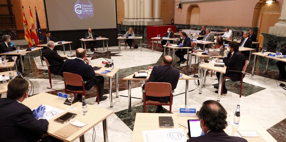 El Gobierno de Aragón y el tejido empresarial aragonés preparan la salida de la crisis sanitaria y económica reforzando sectores y proyectos económicos