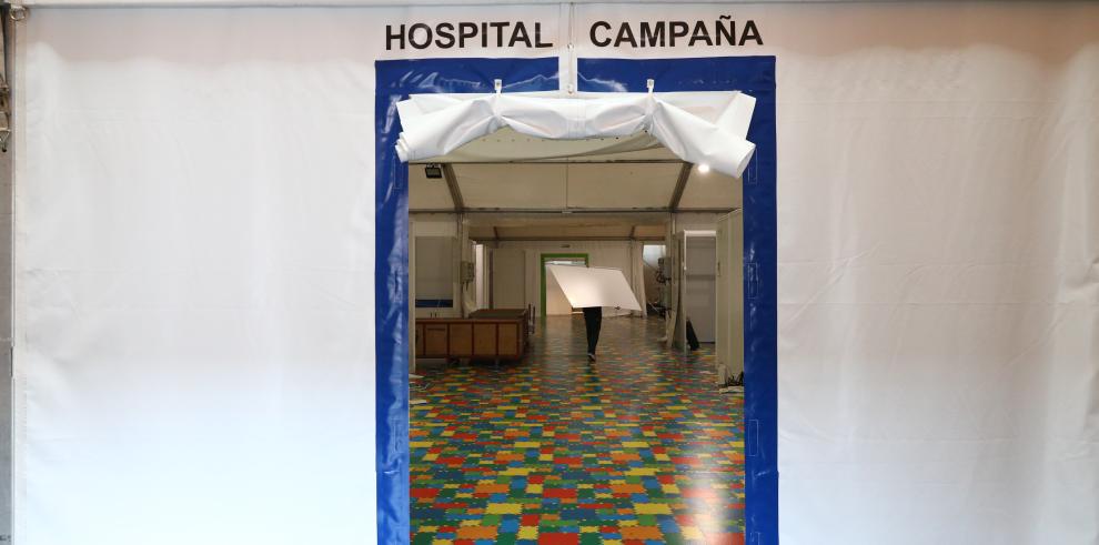 El Hospital de campaña del Auditorio ha comenzado su desmontaje 
