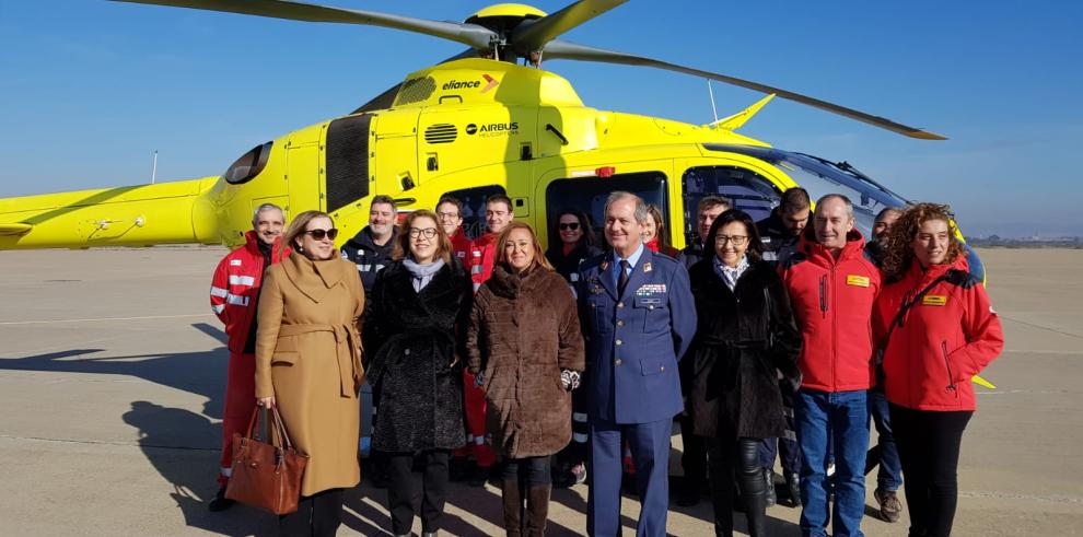 Los helicópteros del 112 incorporan la posibilidad de conservar y suministrar sangre en casos de emergencias sanitarias