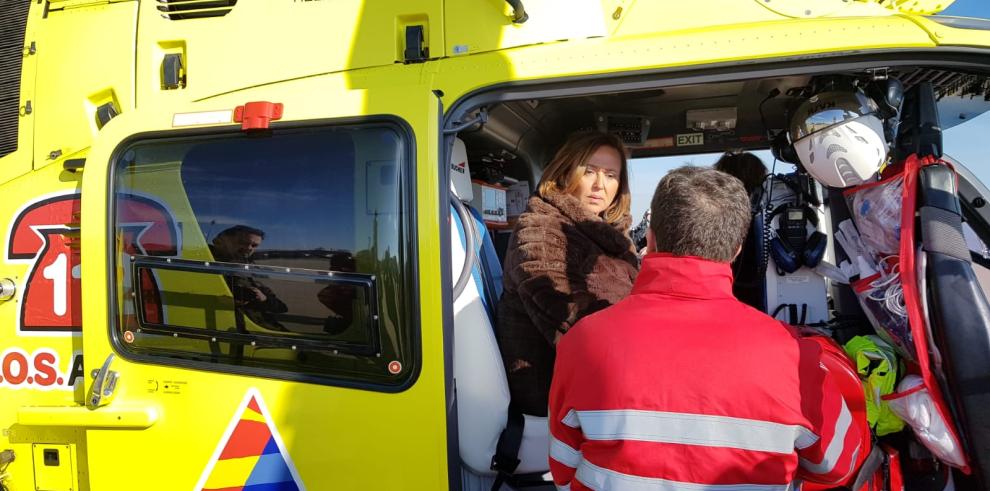 Los helicópteros del 112 incorporan la posibilidad de conservar y suministrar sangre en casos de emergencias sanitarias