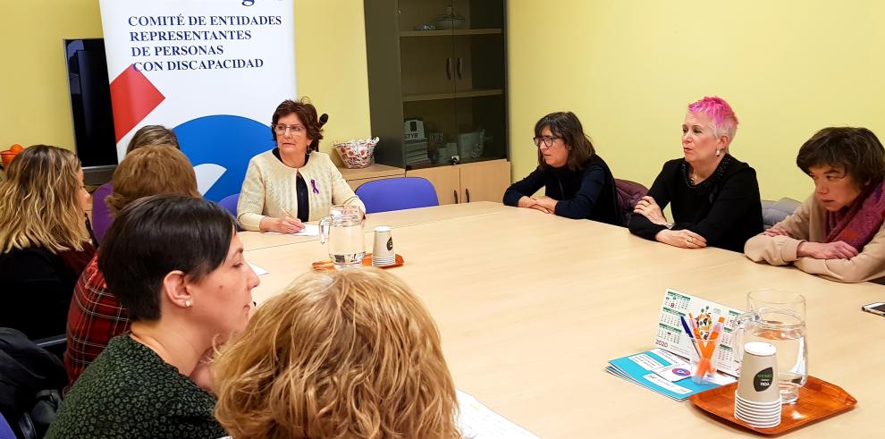 María Victoria Broto apoya a las mujeres con discapacidad, que piden visibilidad en el 8M