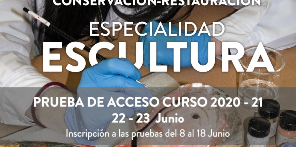 La Escuela de Conservación y Restauración de Huesca abre el periodo de inscripción para las pruebas de acceso
