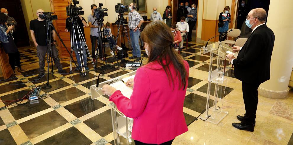 Zaragoza, Huesca y Teruel quedarán confinadas perimetralmente a partir de mañana y toda la comunidad pasa a nivel 3 desde el lunes