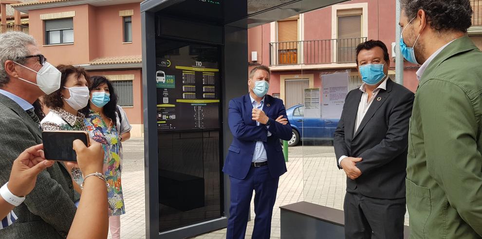 Soro visita Zuera para conocer las iniciativas de movilidad sostenible