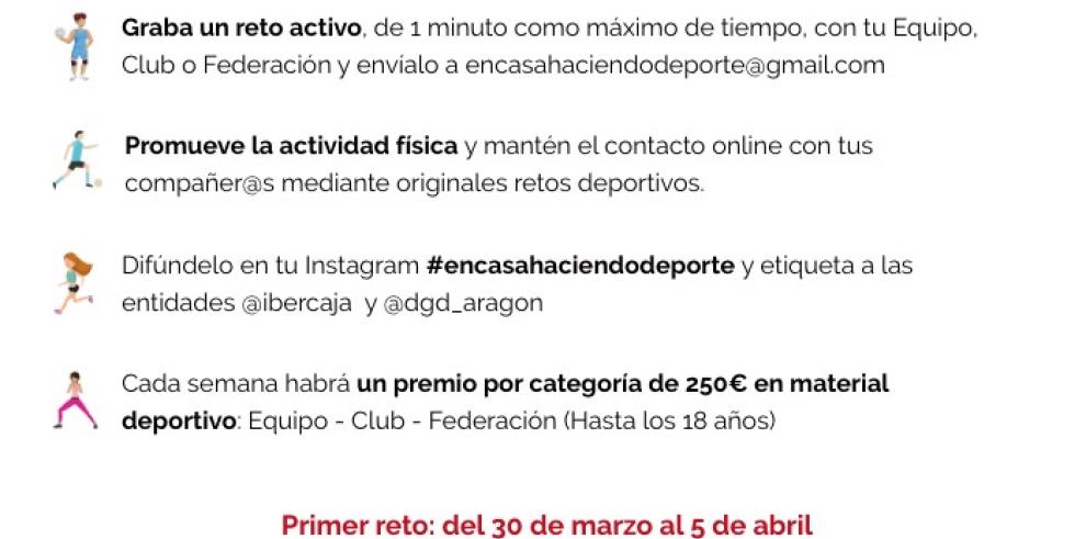 El reto deportivo del Gobierno de Aragón ya tiene a sus primeros ganadores