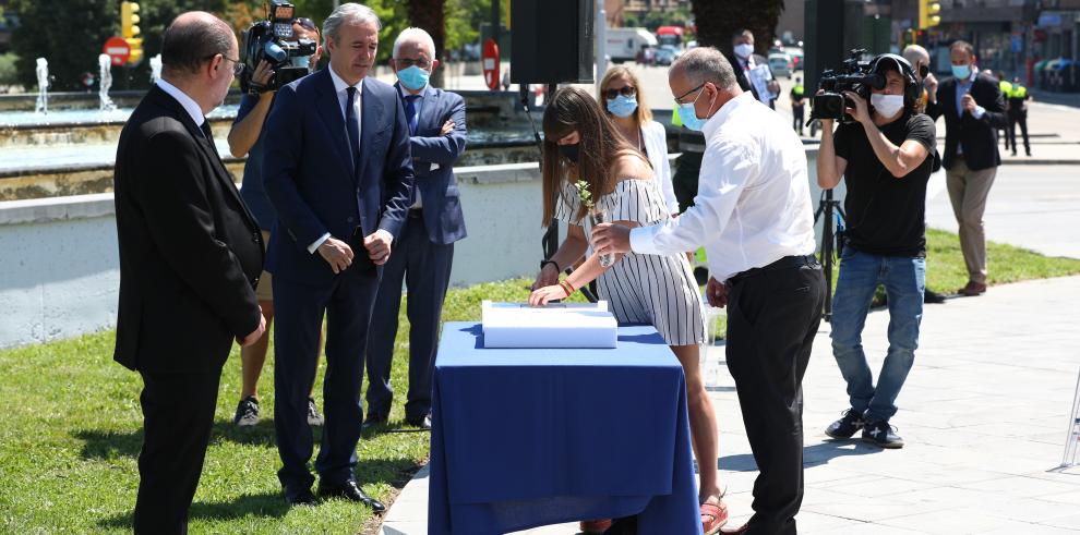 Aragón muestra su respeto y solidaridad con las víctimas que no pudieron ser despedidas y aplaude a los profesionales de los servicios esenciales