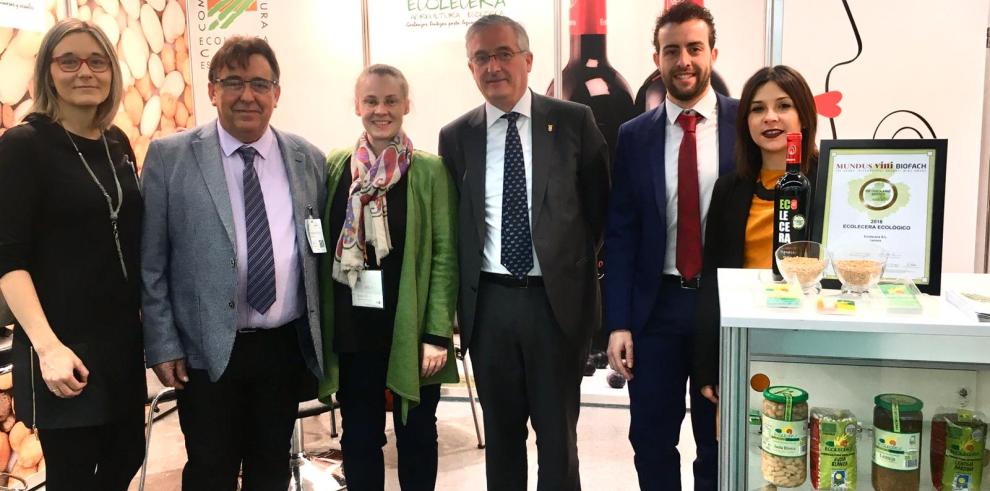 Olona apoya el Plan Estratégico del Comité Aragonés de Agricultura Ecológica presentado en Alemania