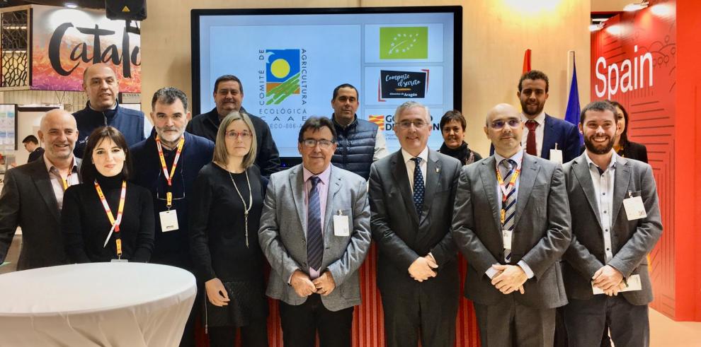 Olona apoya el Plan Estratégico del Comité Aragonés de Agricultura Ecológica presentado en Alemania