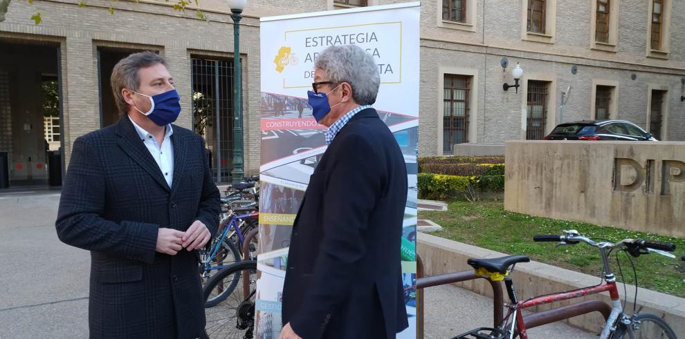 Soro destaca que la Estrategia Aragonesa de la Bicicleta es una oportunidad para mejorar la movilidad, la salud pública y generar desarrollo económico