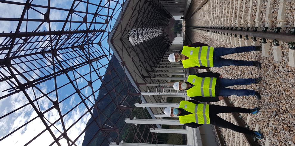 Comienzan las obras de urbanización en la explanada de la Estación Internacional de Canfranc