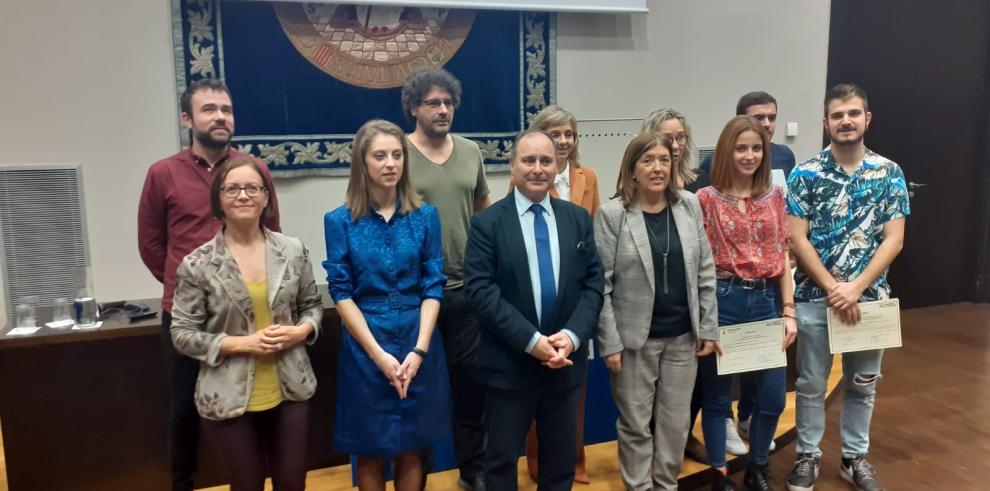 Cinco alumnos y un equipo de investigación de la Universidad de Zaragoza reciben los premios de Consumo Responsable de la Universidad de Zaragoza