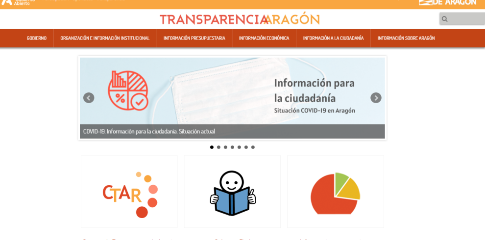 El Portal de Transparencia del Gobierno de Aragón registra su mejor dato histórico de visitantes con casi 300.000 usuarios únicos en septiembre