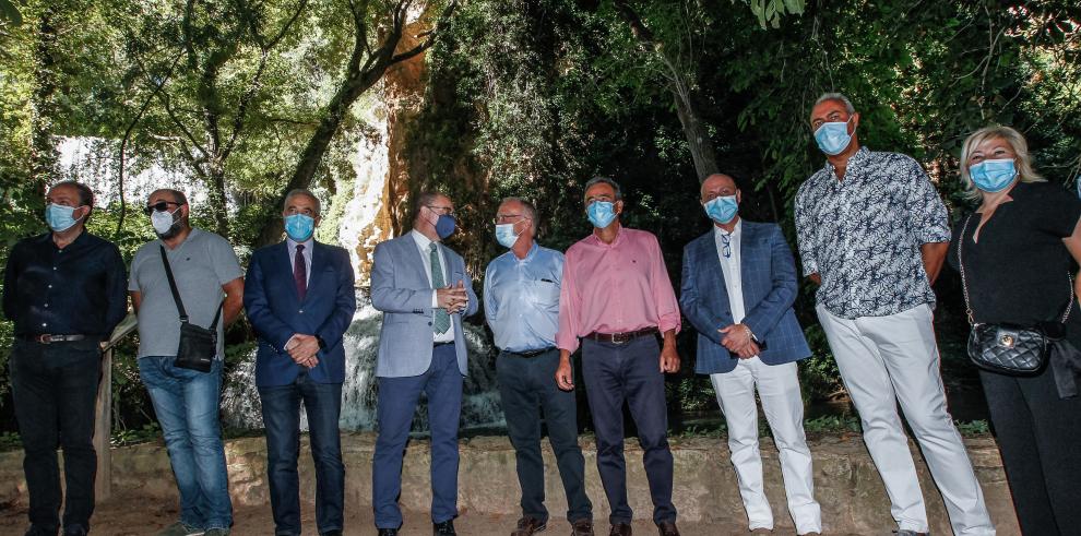 El Gobierno de Aragón acompaña la promoción de enclaves turísticos y seguros como el Monasterio de Piedra para contrarrestar la mala publicidad del coronavirus