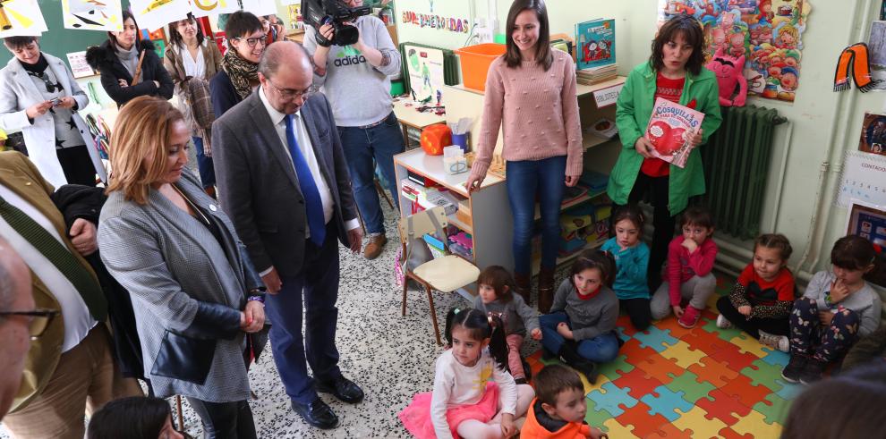 La apuesta del Gobierno por la escuela rural y la educación de 0 a 3 años encuentra en Villarquemado una política efectiva para combatir la despoblación