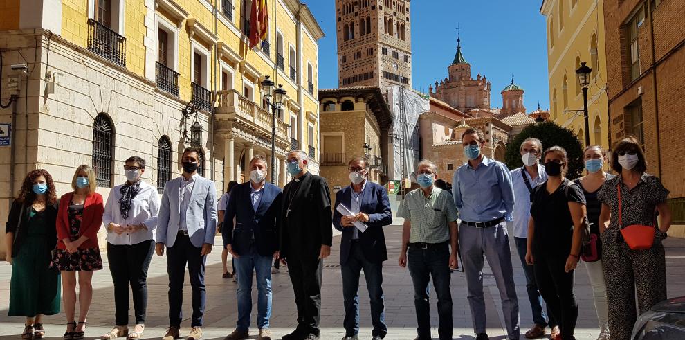 Impulso a la tercera y última fase para la restauración de la torre de la catedral de Teruel