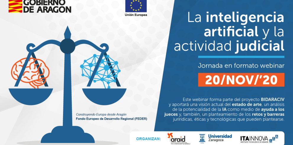 “La inteligencia artificial y la actividad judicial”, seminario online para conocer cómo la tecnología ayuda a los jueces