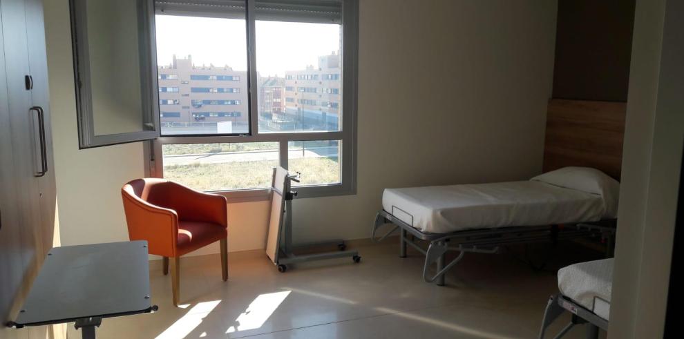 El Clínico abre una unidad de hospitalización con 20 camas en la residencia COVID de Casetas