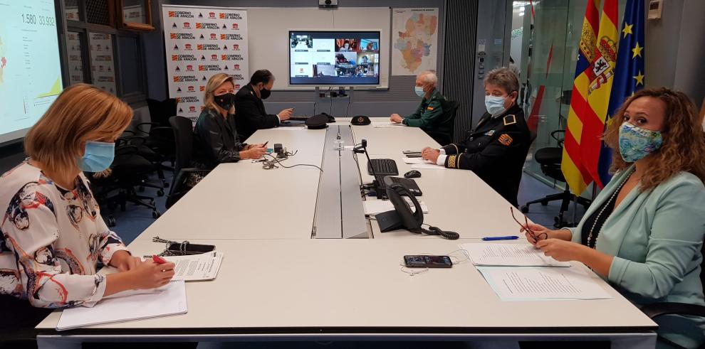 El Gobierno de Aragón coordina a través del CECOPI la actuación frente a las nuevas restricciones por el coronavirus