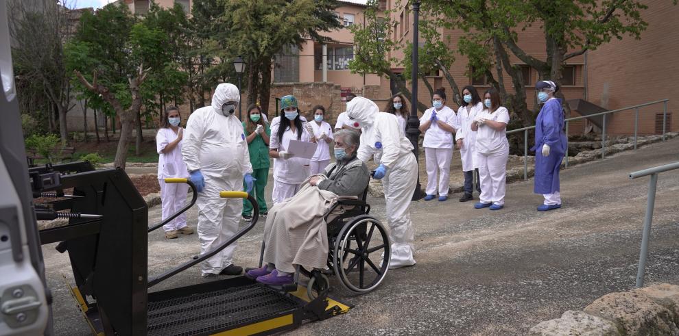 El centro Covid-19 de Alfambra cierra sus puertas después de un mes y medio de servicio en la pandemia