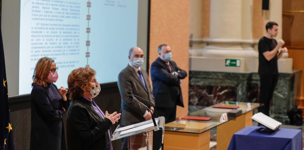 El Gobierno de Aragón y CERMI avanzan en el desarrollo integral de la ley de Derechos y Garantías de las personas con discapacidad 