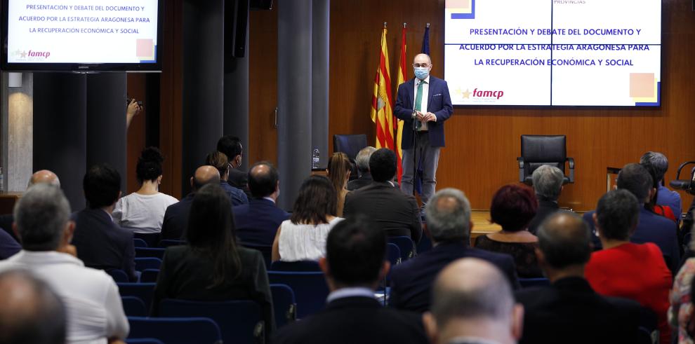 Aragón exporta su Estrategia de Recuperación Económica y Social a las federaciones de municipios