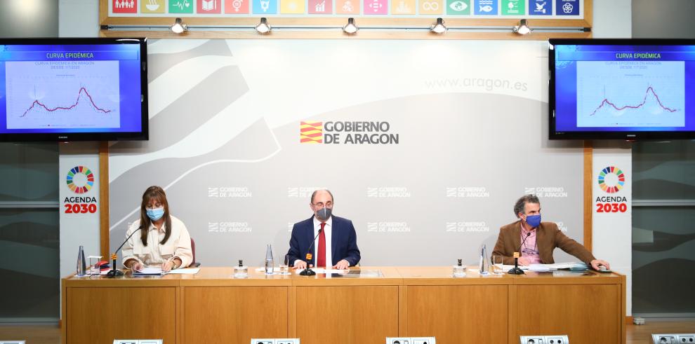 Aragón mantendrá los confinamientos perimetrales de la comunidad y de las tres provincias