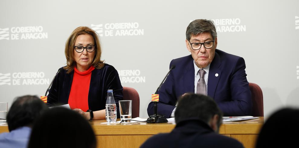 El Gobierno de Aragón se marca como objetivo remitir a las Cortes 38 proyectos de ley durante el año 2020