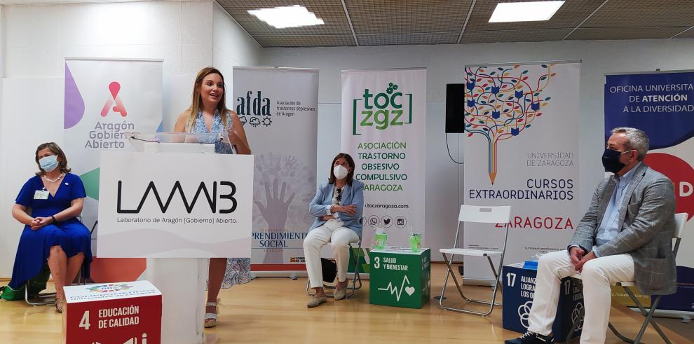 Díaz inaugura los cursos de verano de Unizar, reinventados en esta edición por la Covid19 