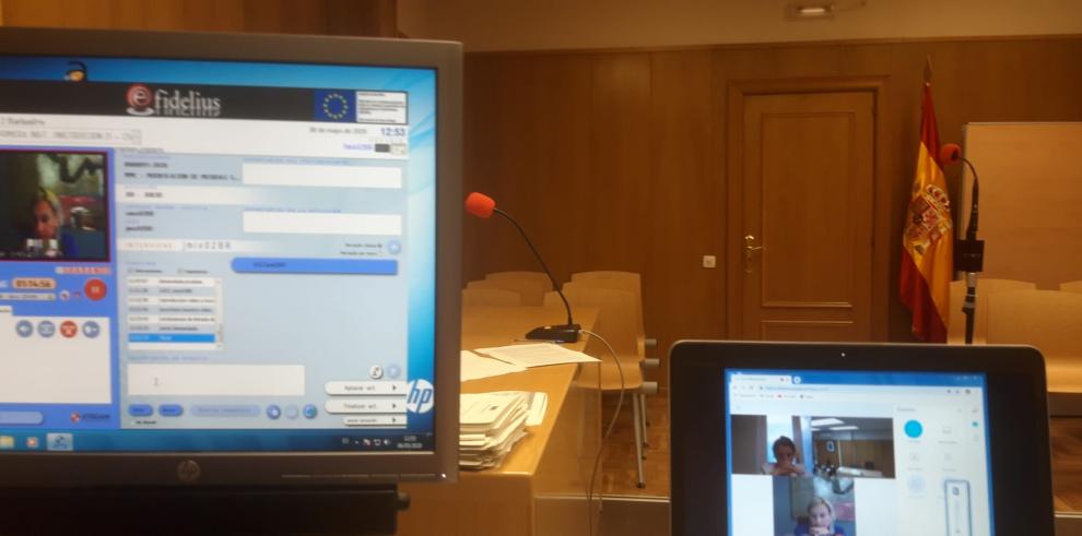 El juicio telemático de Barbastro abre una nueva opción para juicios más seguros mientras dure la pandemia