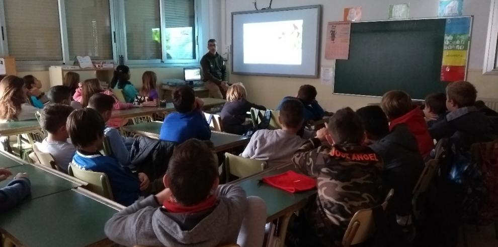 Los alumnos de Infantil y Primaria de la Comarca del Sobrarbe aprenden la importancia del respeto al medio natural