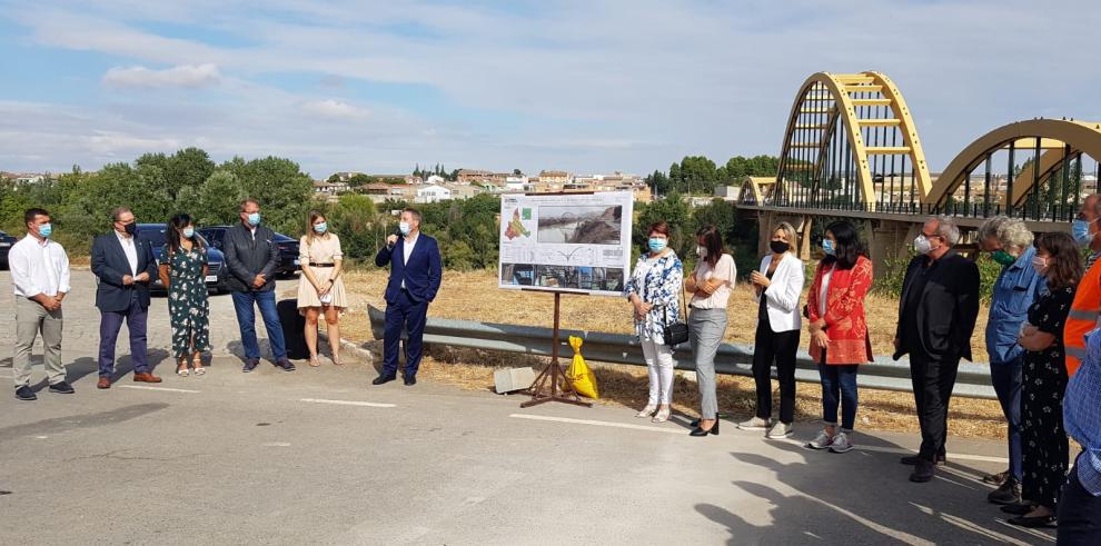 Reapertura al tráfico del puente de Sástago tras las obras de reparación