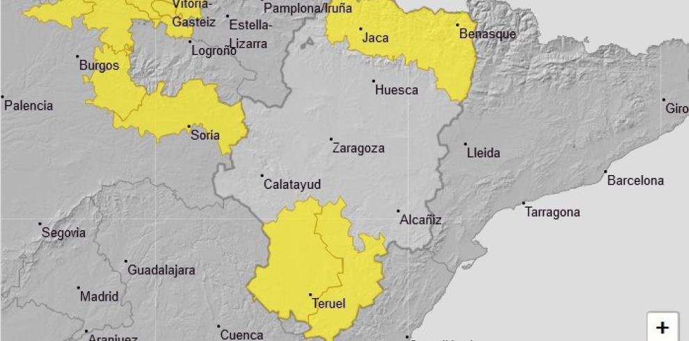 Avisos nivel naranja y amarillo por altas temperaturas y tormentas