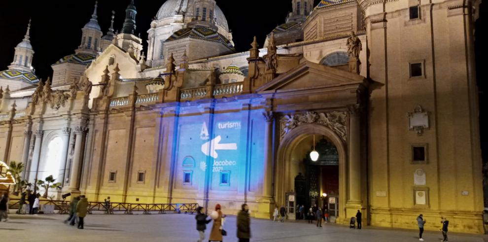 Aragón da la bienvenida al Año Jacobeo 2021 iluminando los monumentos más representativos del Camino de Santiago 