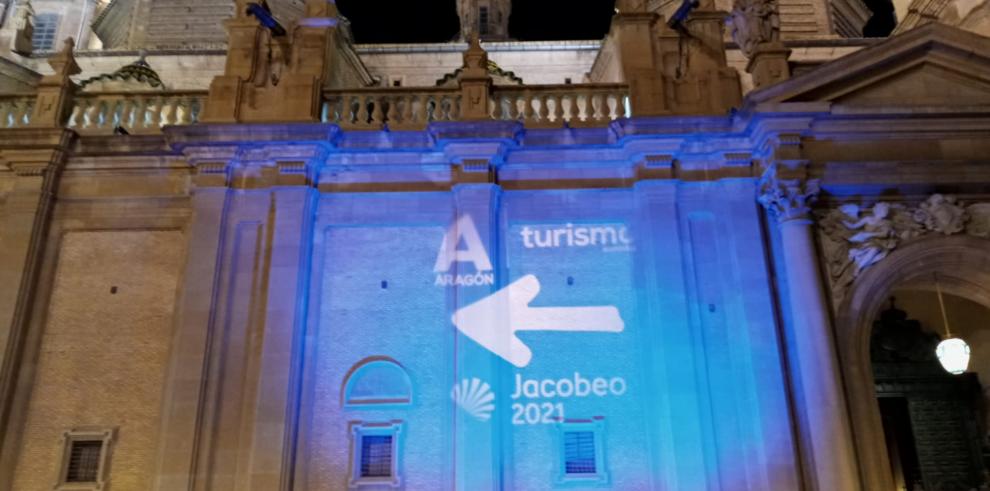 Aragón da la bienvenida al Año Jacobeo 2021 iluminando los monumentos más representativos del Camino de Santiago 