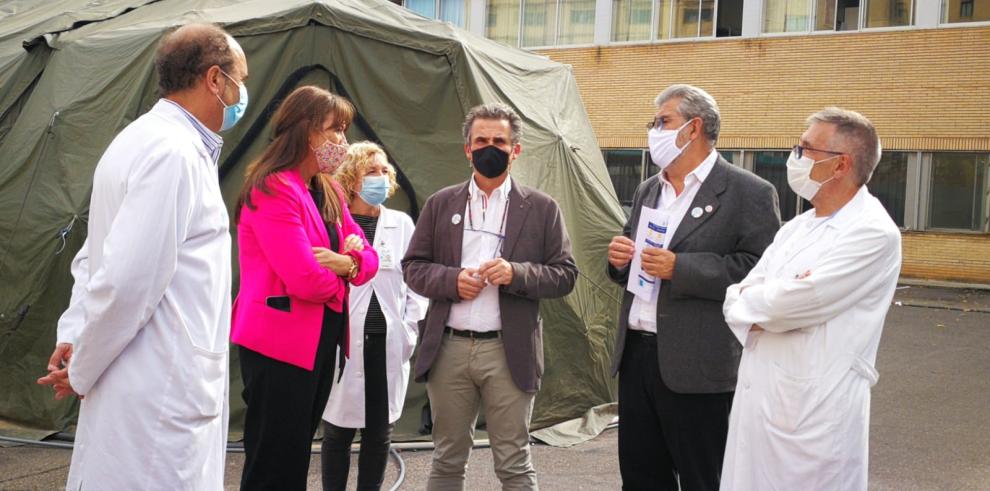 La concejera de Sanidad participa en la jornada de vacunación antigripal de la Universidad de Zaragoza