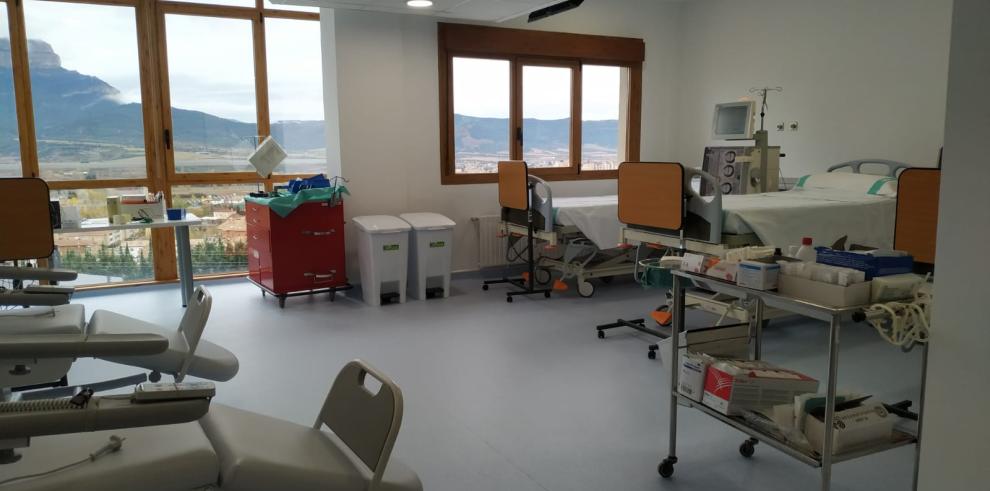 El Hospital de Jaca estrena una nueva Unidad de Hemodiálisis 