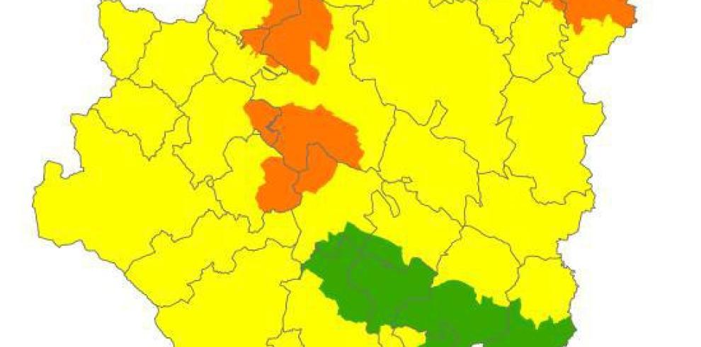 Alerta naranja de incendios en varias zonas de Aragón