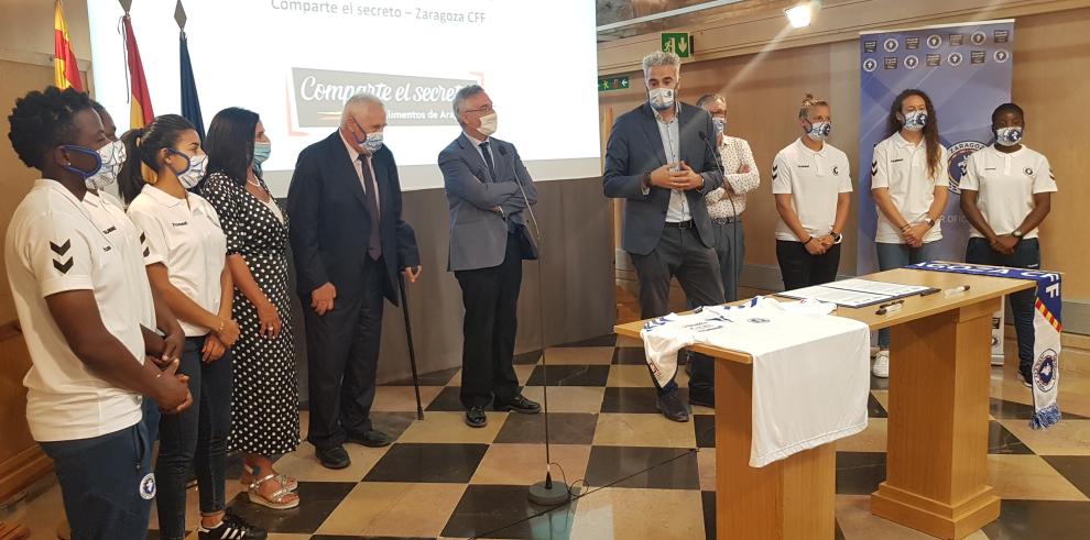 Comparte el Secreto se suma al patrocinio del Zaragoza Club de Fútbol Femenino