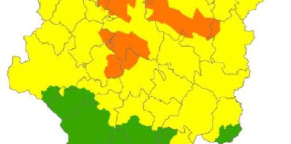 Alerta naranja de peligro de incendios forestales