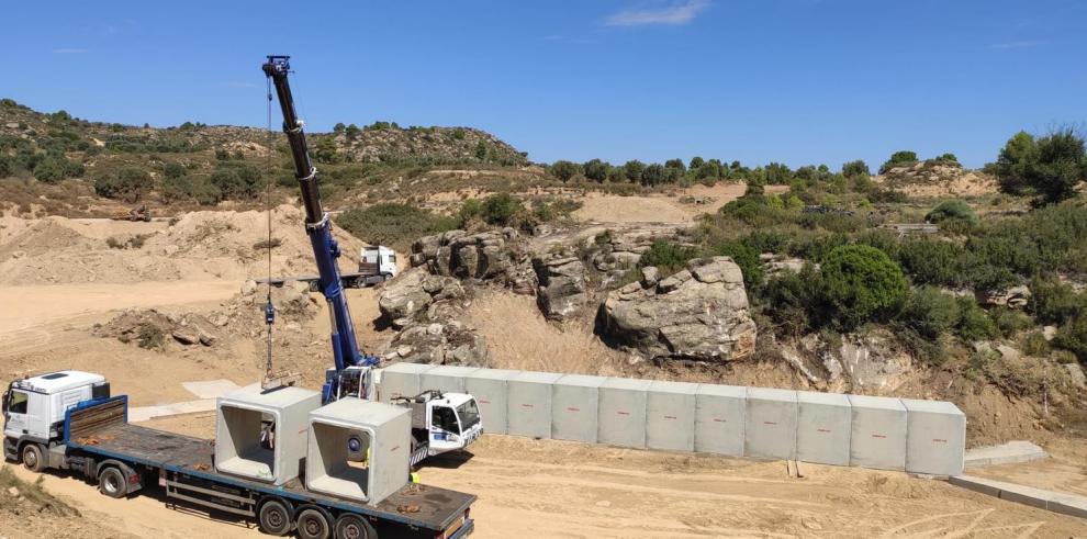 Comienzan los trabajos de acondicionamiento en la carretera A-1412 entre Maella y Mazaleón