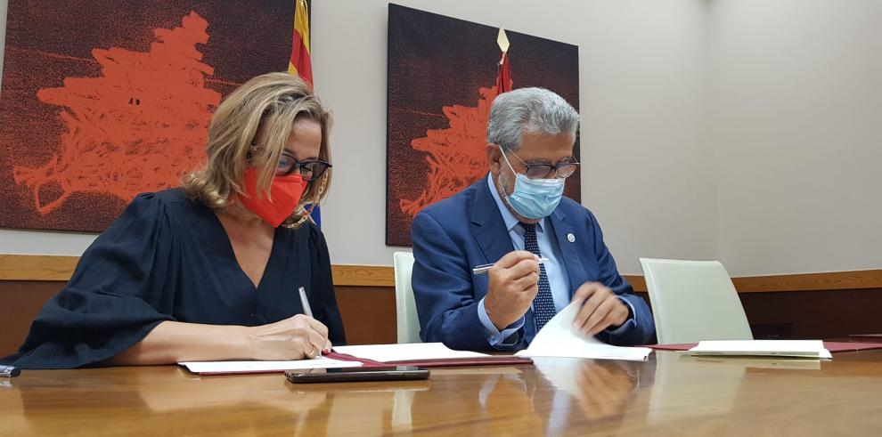 El Gobierno de Aragón y la Universidad de Zaragoza renuevan su compromiso para formar a profesionales en derecho local