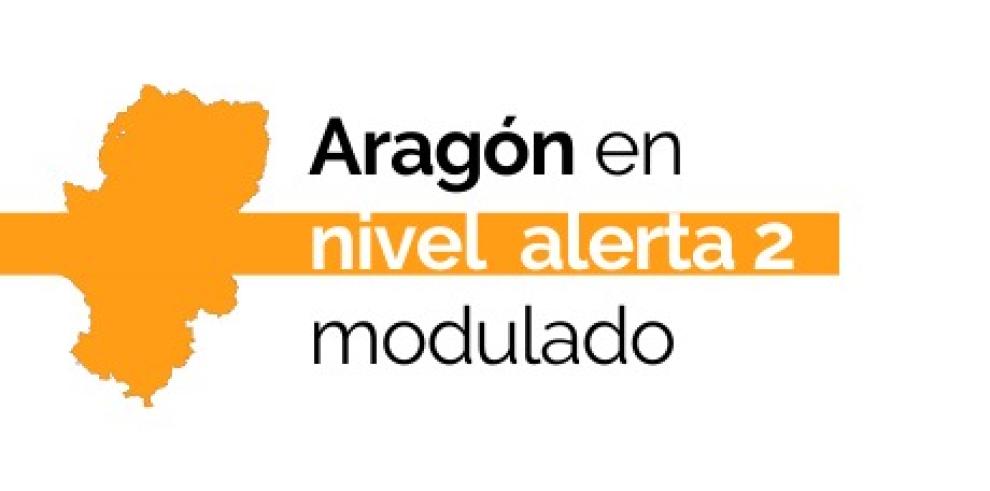 Aragón pasará esta medianoche a nivel de alerta sanitaria 2 