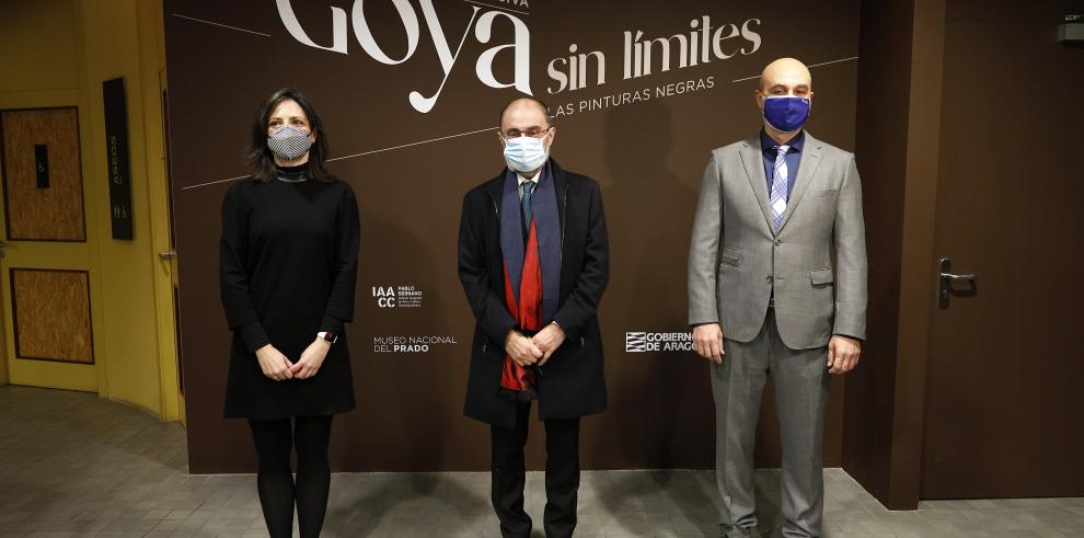 Un proyecto innovador e inmersivo permite acercarse a las pinturas negras de Goya en el IAACC Pablo Serrano, convertido en una cámara oscura