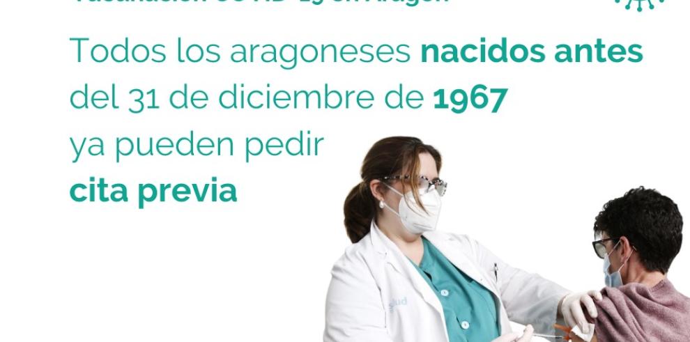 Abiertas las citaciones para la vacuna contra el COVID-19 para los nacidos en 1966 y 1967