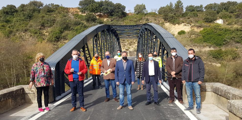 Finalizan las obras en el puente de Santa Eulalia de Gállego