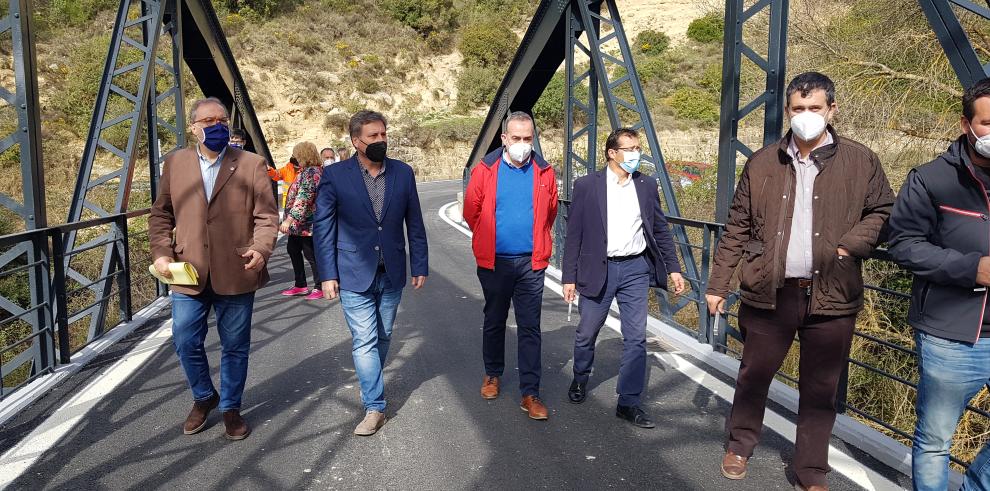 Finalizan las obras en el puente de Santa Eulalia de Gállego